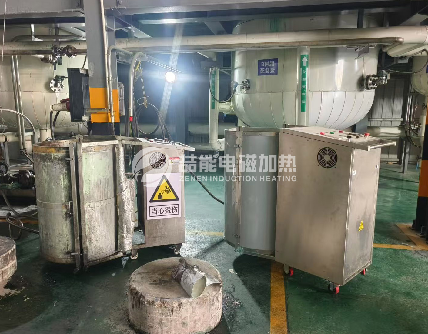 油桶電磁加熱小車，賦能增效劑/防結(jié)劑高效恒溫加熱
